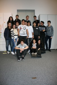 Gruppenfoto der am Workshop teilnehmenden Lehrlinge