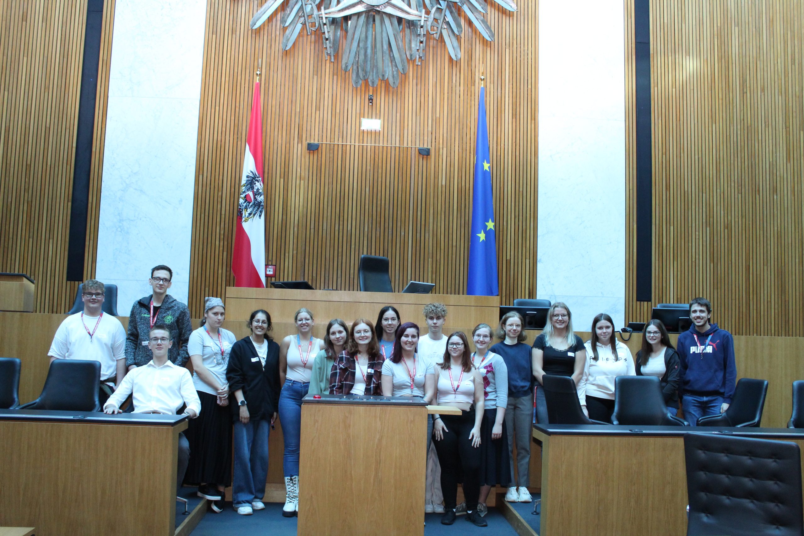 Gruppenfoto der Klasse 3BK von der Landeserufsschule Baden