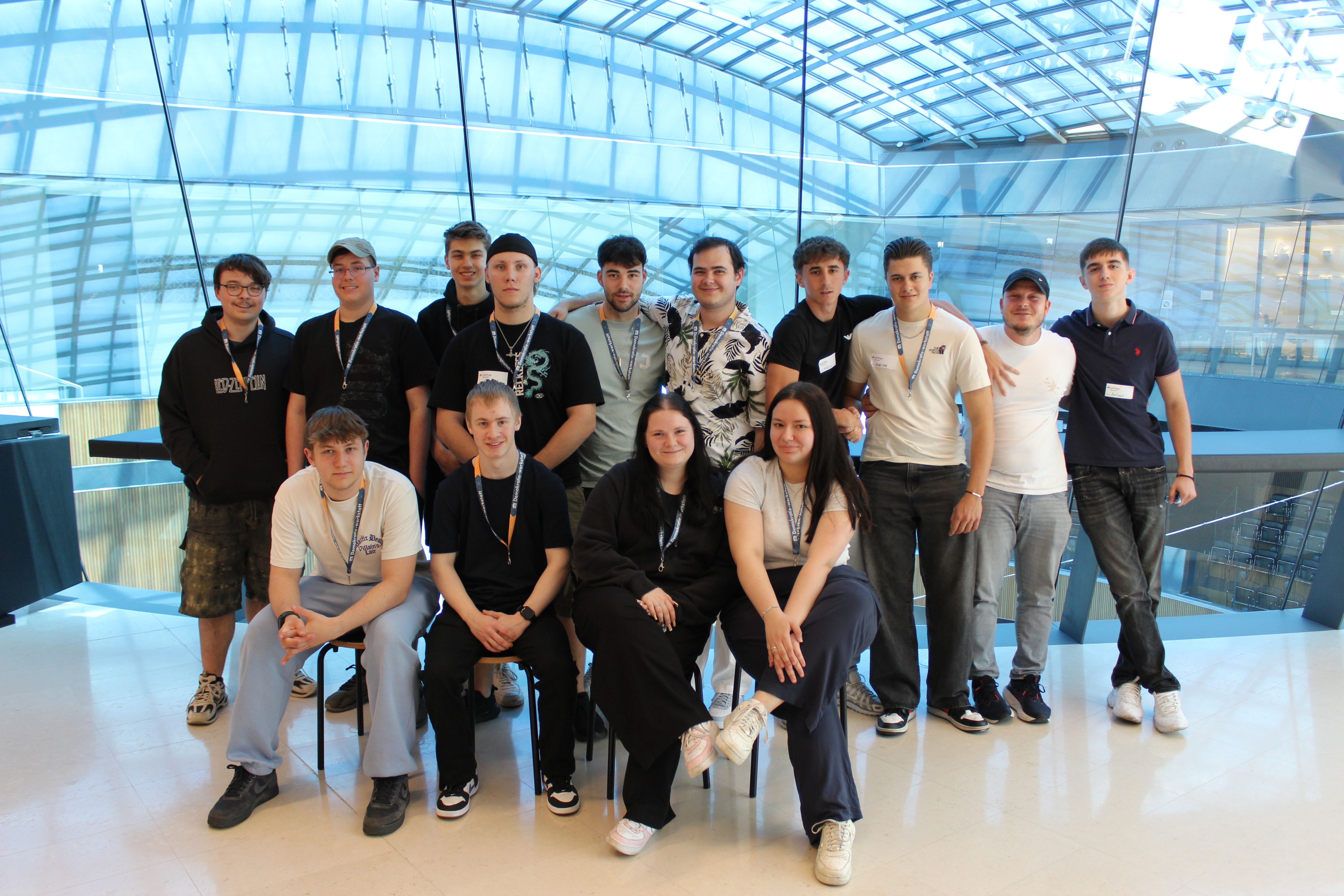 Gruppenfoto der Klasse 3ET von der Berufsschule Mollardgasse