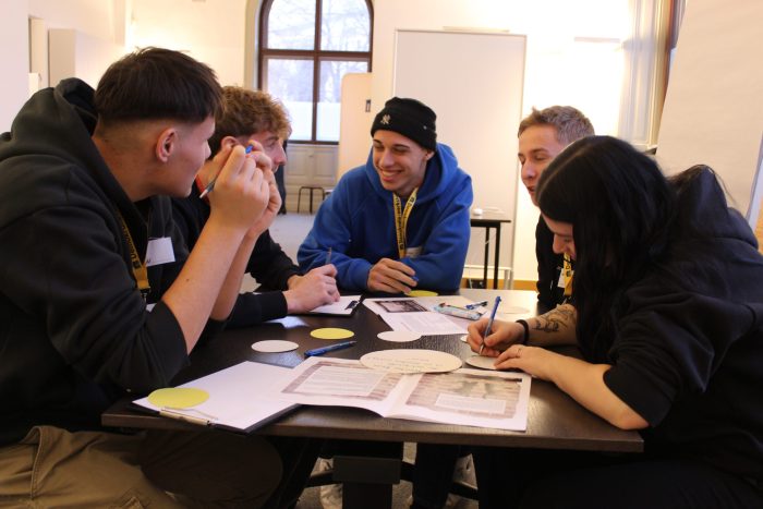 Gruppenfoto der Klasse 3ET von der Berufsschule Mollardgasse