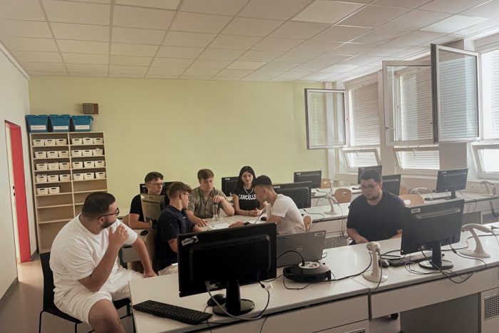 Gruppenfoto der Klasse 3ET von der Berufsschule Mollardgasse